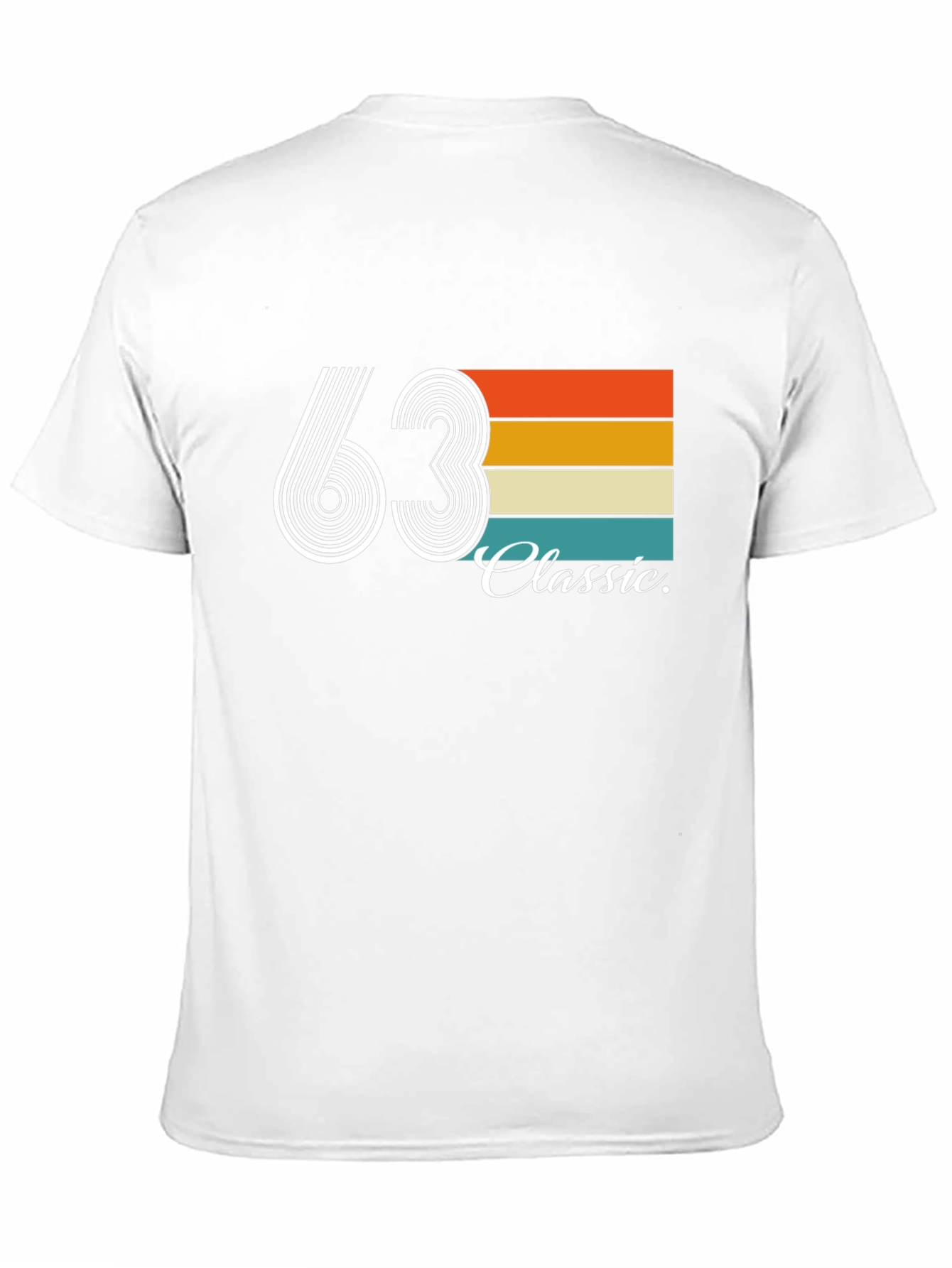 63 Classic Retro Style Graphic Tee - Black