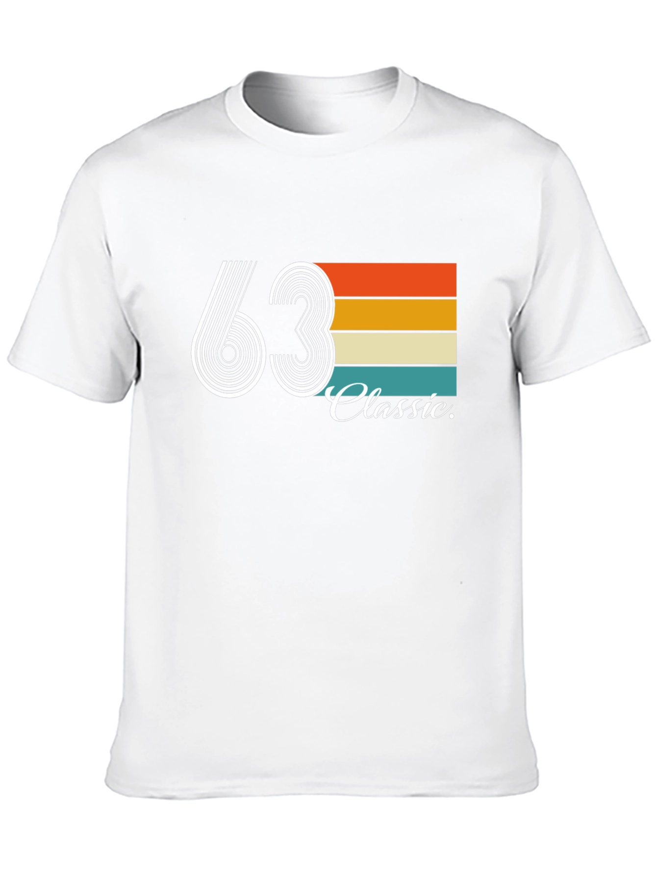 63 Classic Retro Style Graphic Tee - Black