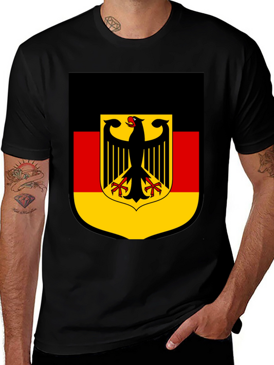 German Flag Shield Graphic T-Shirt