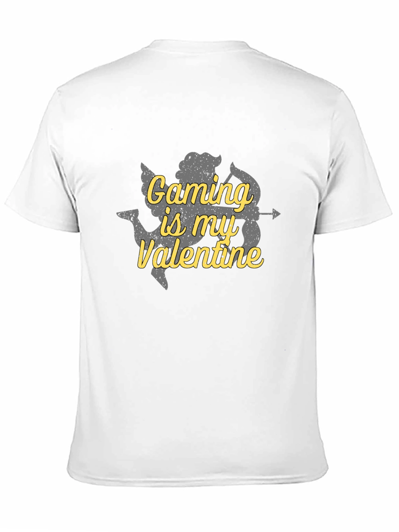 Gaming is My Valentine Cupid Graphic T-Shirt