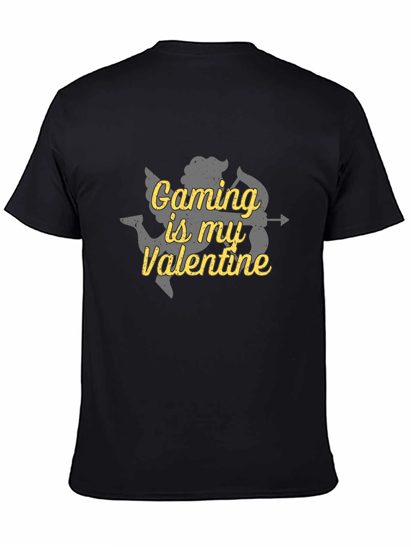 Gaming is My Valentine Cupid Graphic T-Shirt