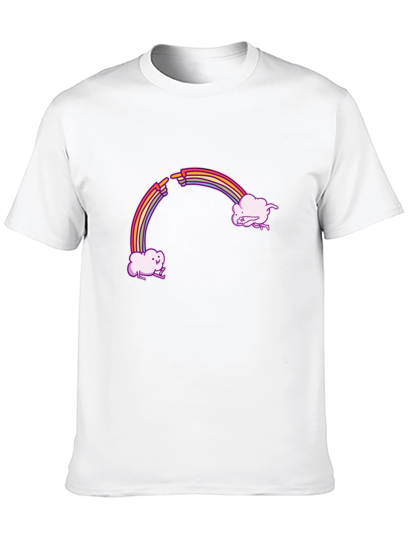 Rainbow Cloud T-Shirt - Funny Graphic Tee