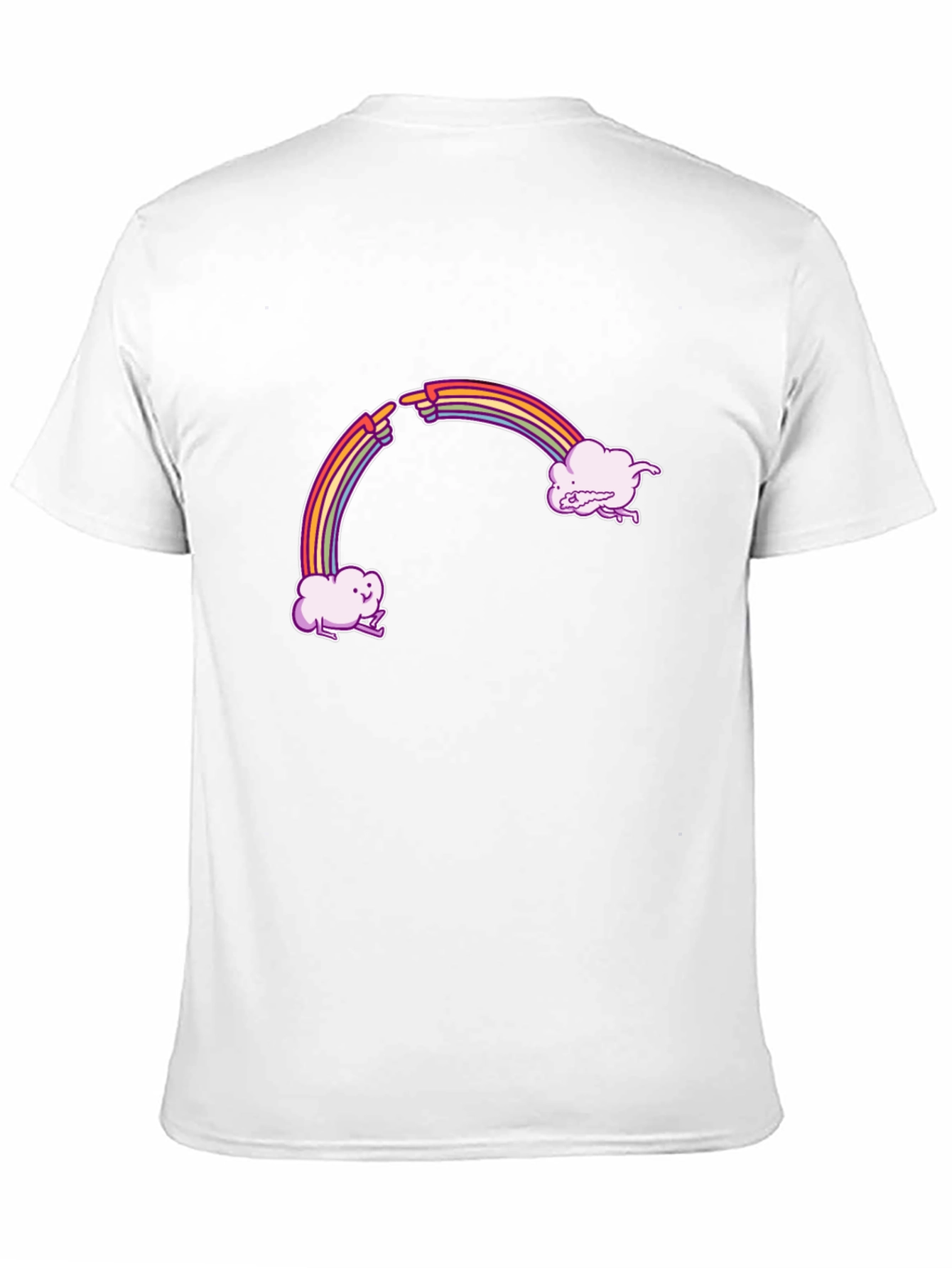 Rainbow Cloud T-Shirt - Funny Graphic Tee