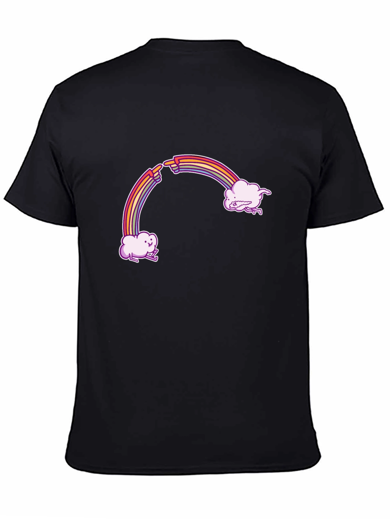 Rainbow Cloud T-Shirt - Funny Graphic Tee