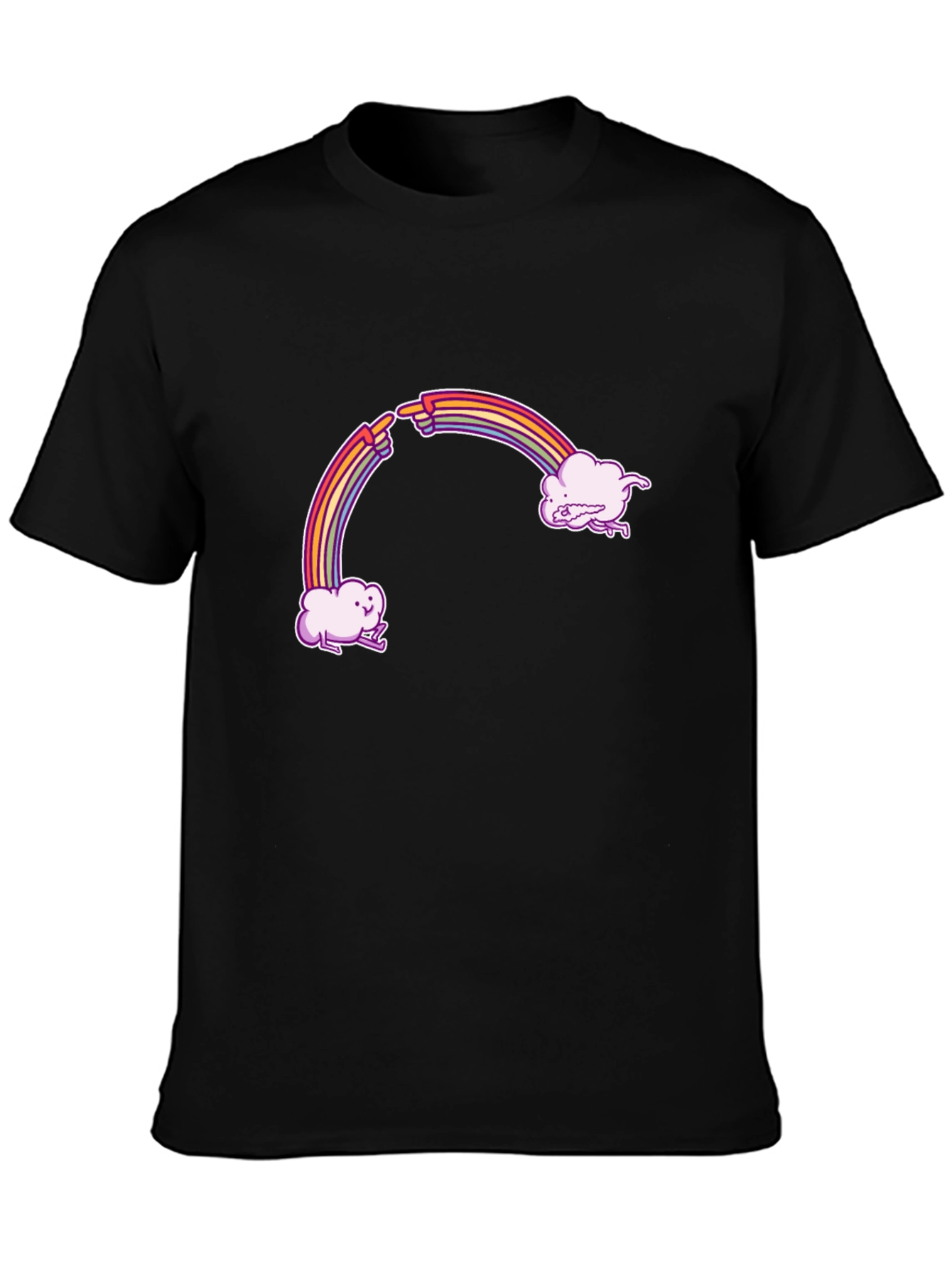 Rainbow Cloud T-Shirt - Funny Graphic Tee
