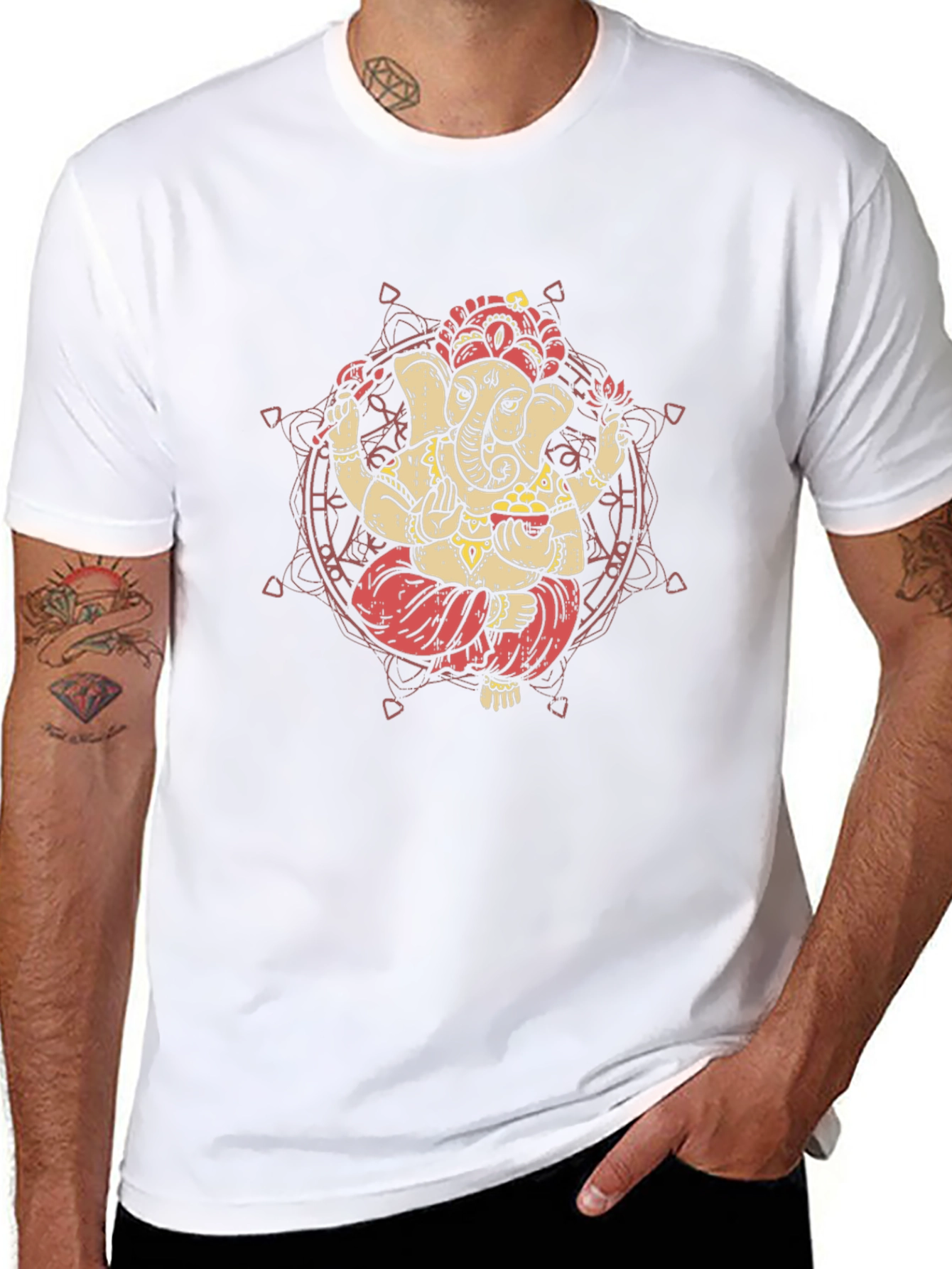 Ganesh Graphic Tee - Yoga Meditation T-Shirt