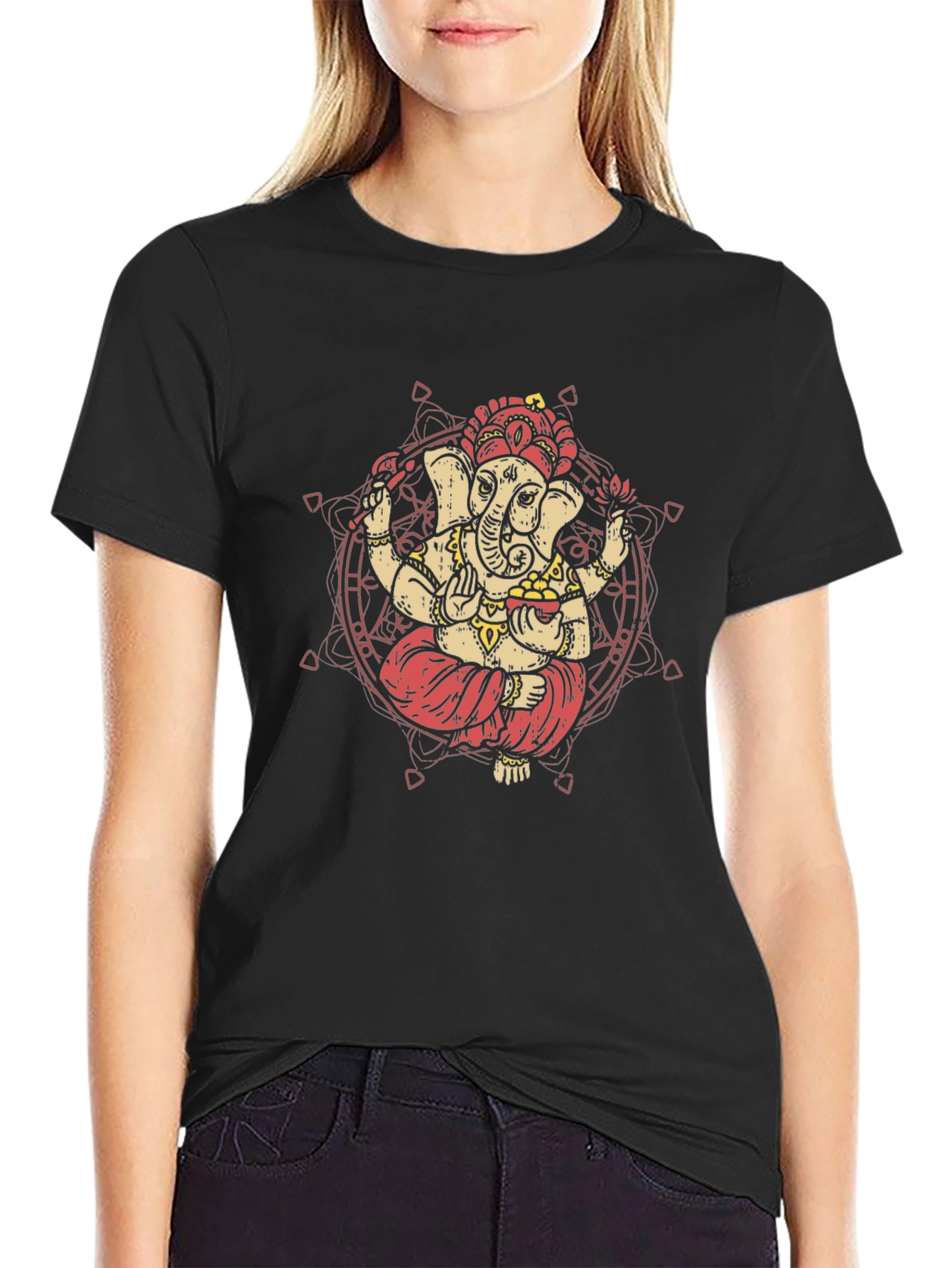 Ganesh Graphic Tee - Yoga Meditation T-Shirt