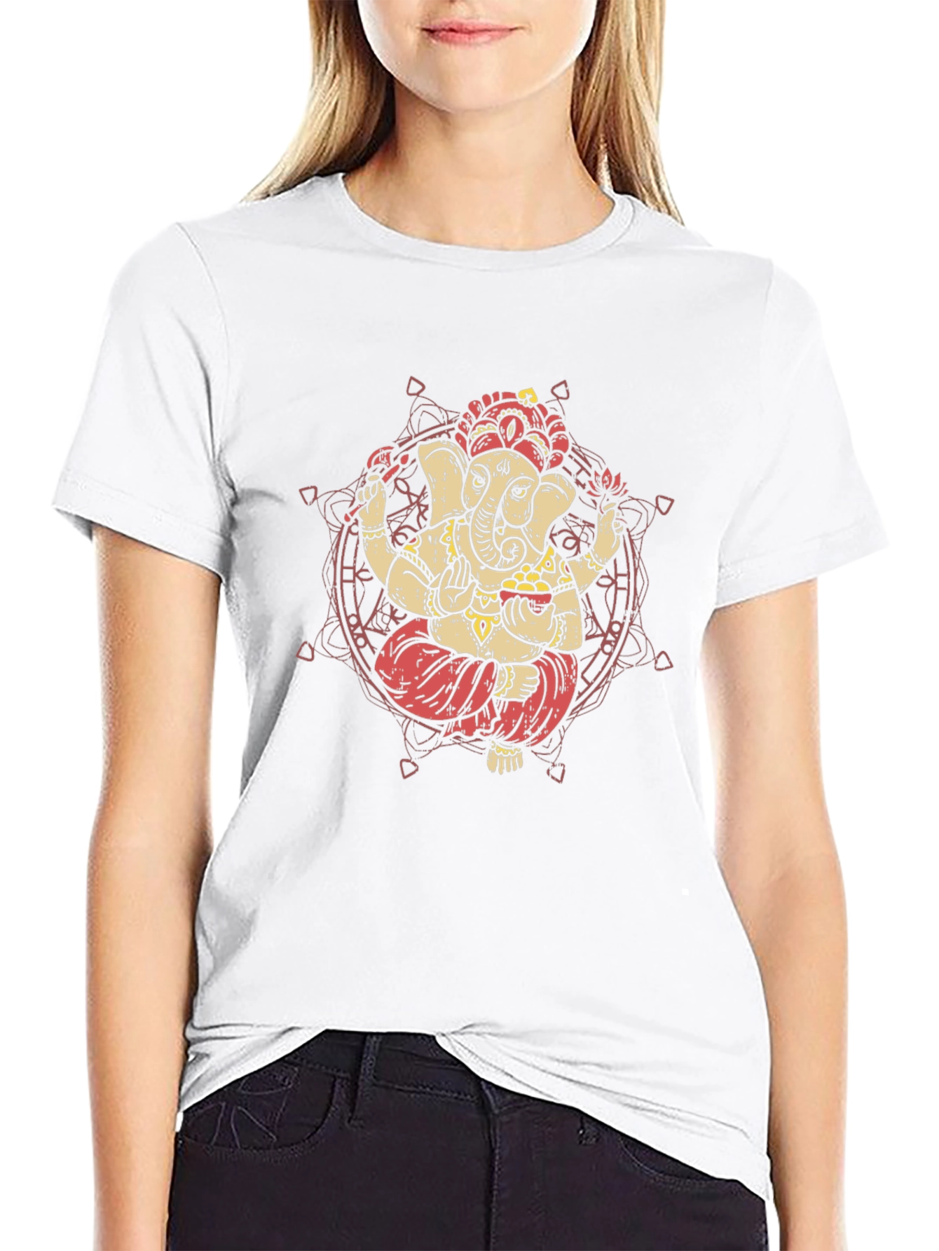 Ganesh Graphic Tee - Yoga Meditation T-Shirt