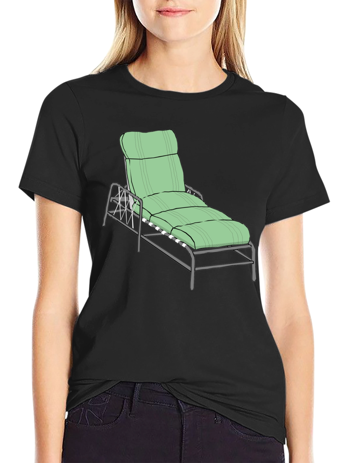Relaxing Lounger Graphic Tee - Beach Vibes!