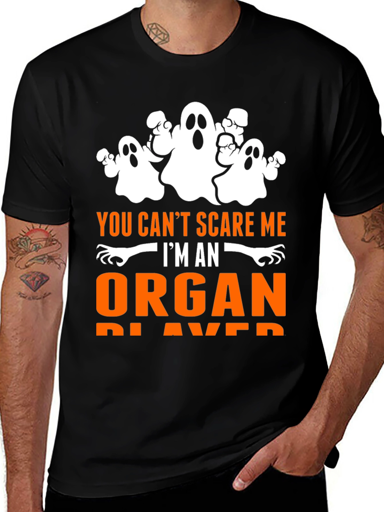 Funny Organ Player Halloween T-Shirt