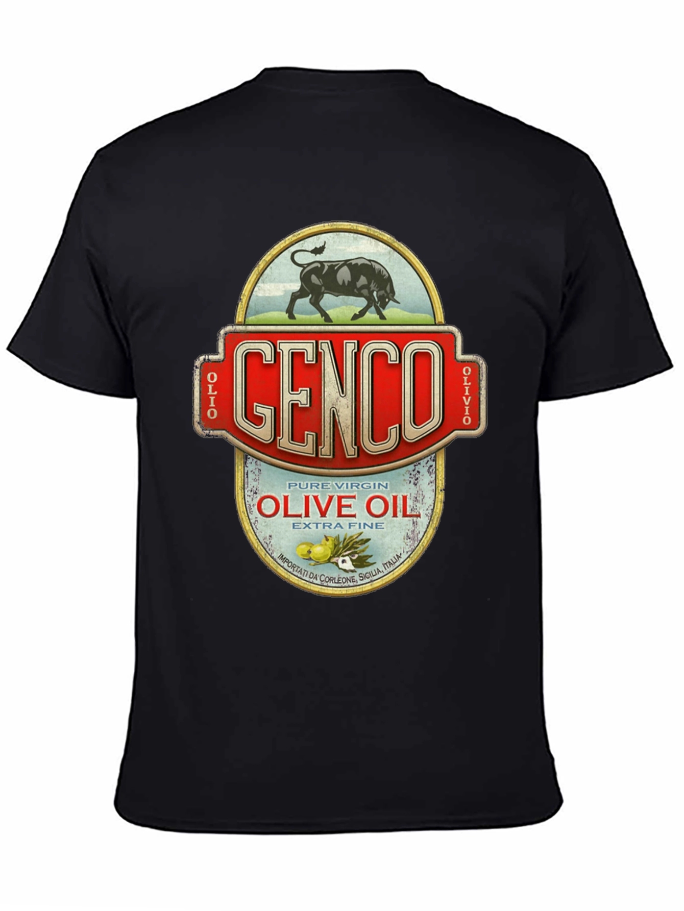 Genco Olive Oil T-Shirt - The Godfather Inspired