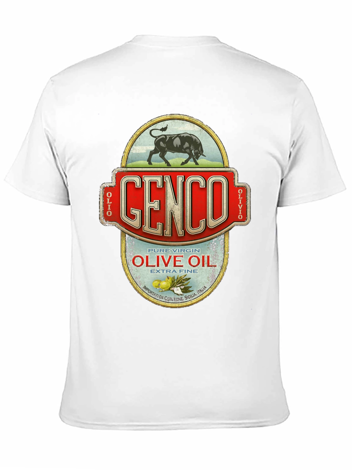 Genco Olive Oil T-Shirt - The Godfather Inspired