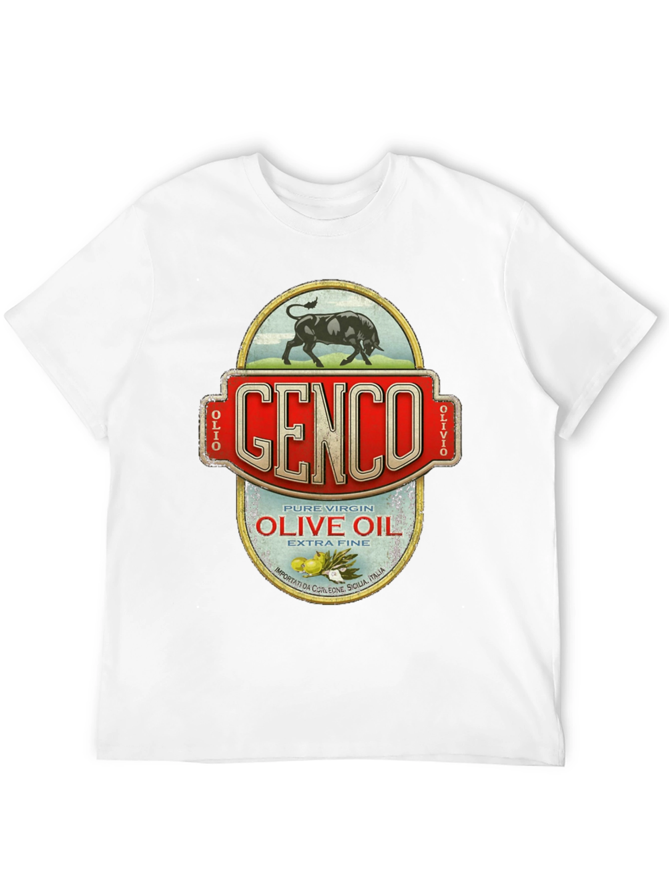 Genco Olive Oil T-Shirt - The Godfather Inspired