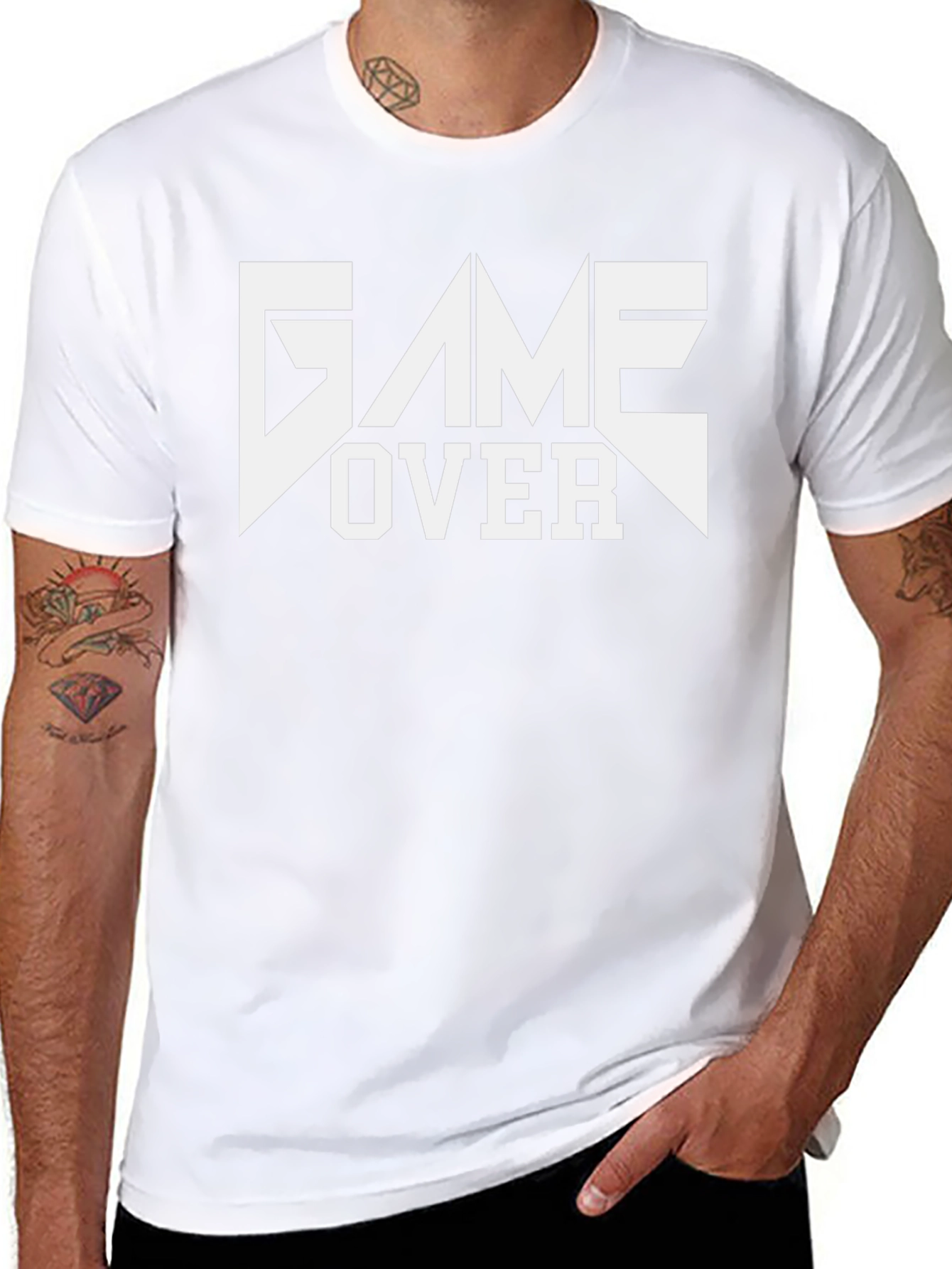 Game Over T-Shirt - Retro Gaming Style