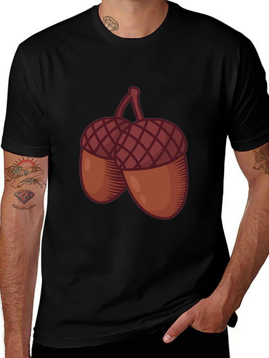 Acorn Graphic T-Shirt - Nature Inspired Tee