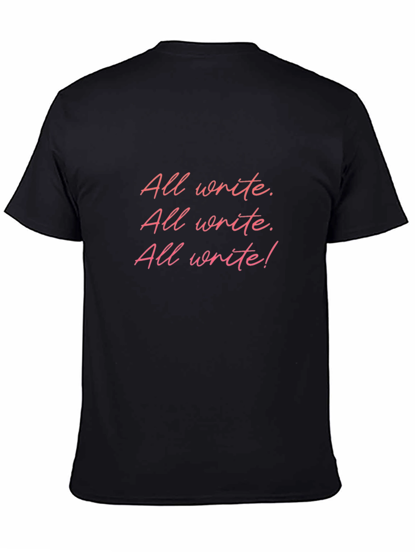 All Write! Black Graphic T-Shirt
