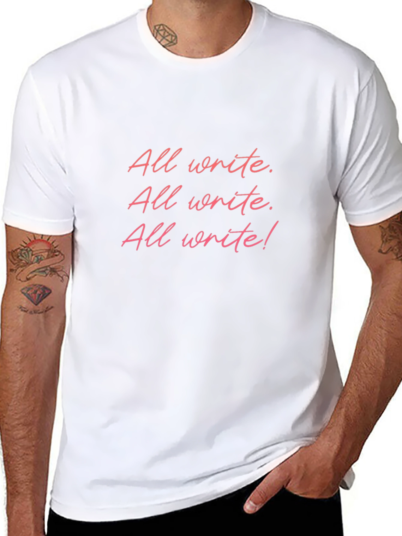 All Write! Black Graphic T-Shirt