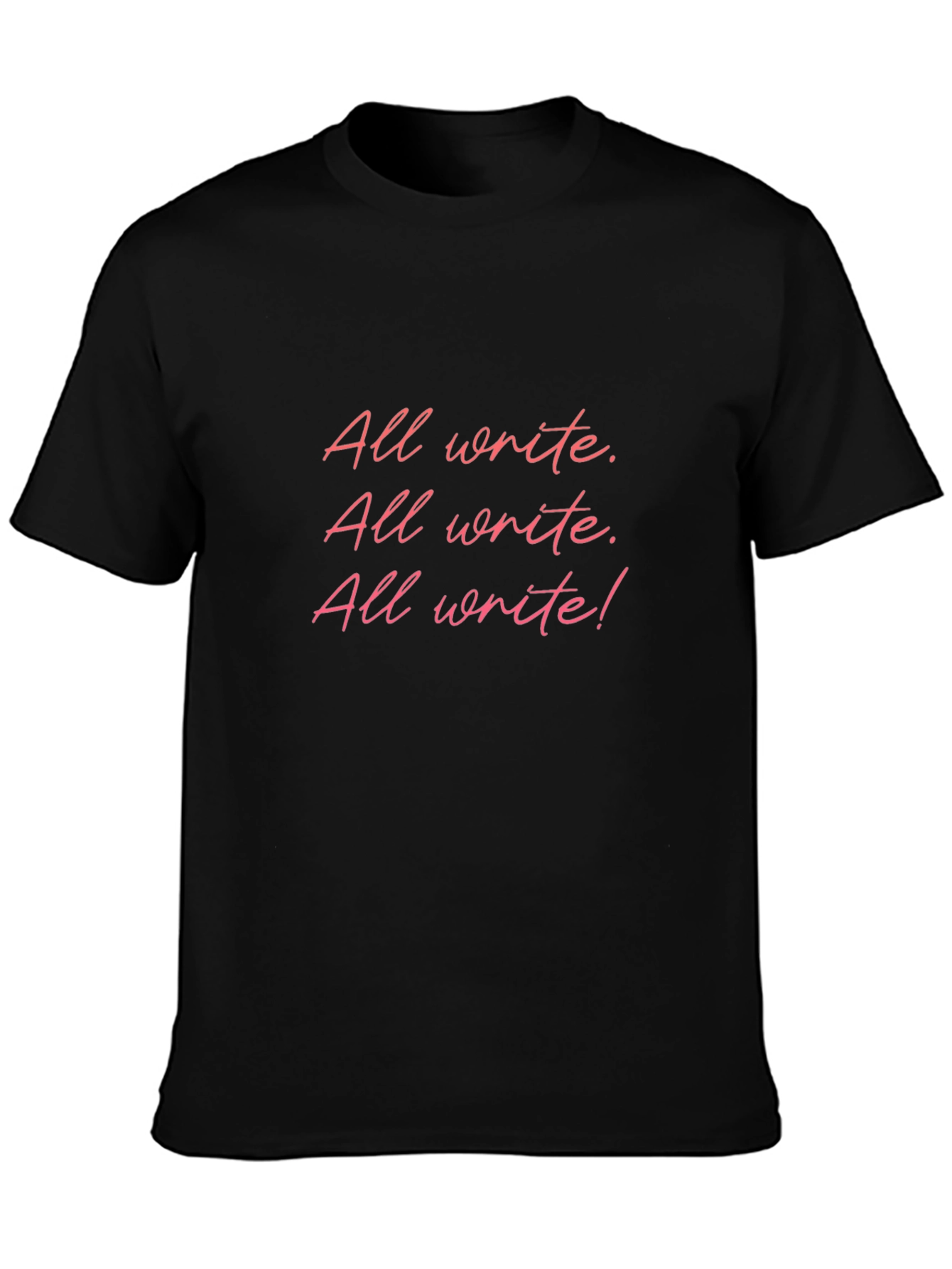 All Write! Black Graphic T-Shirt