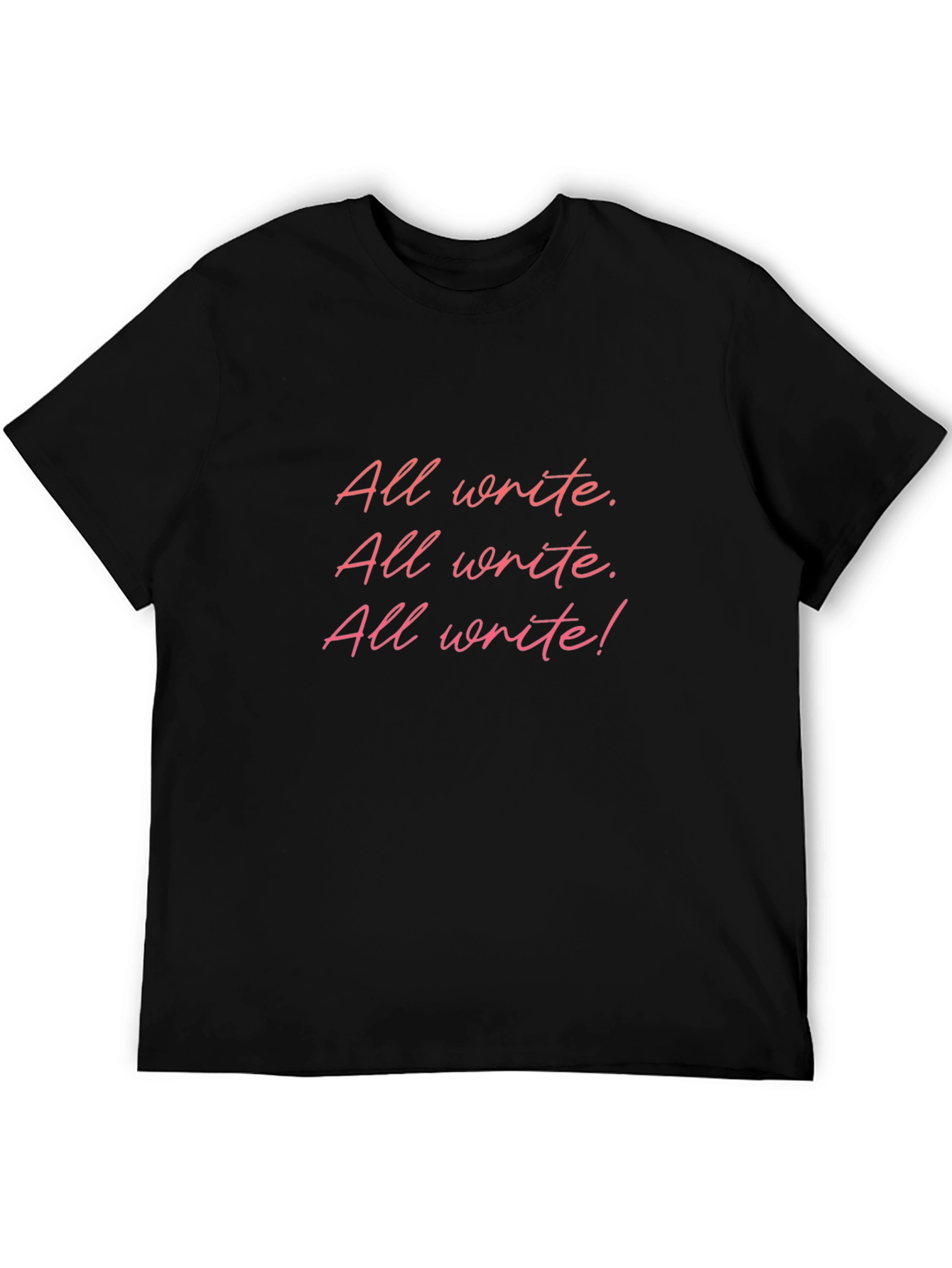 All Write! Black Graphic T-Shirt