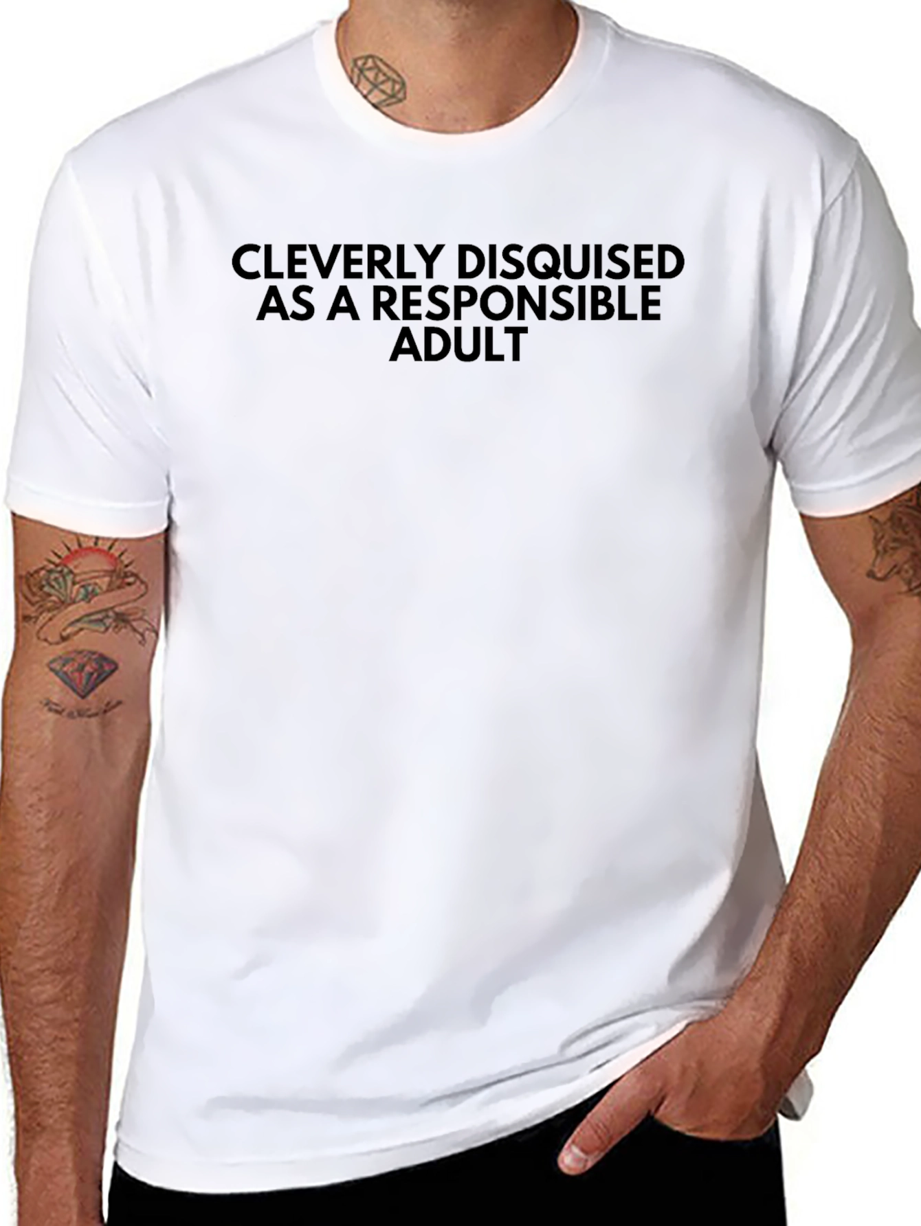 Cleverly Disguised Adult Graphic Tee