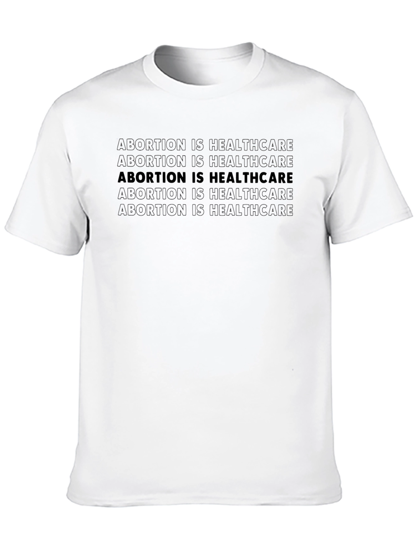 Abortion is Healthcare T-Shirt Pro Choice Activist Tee