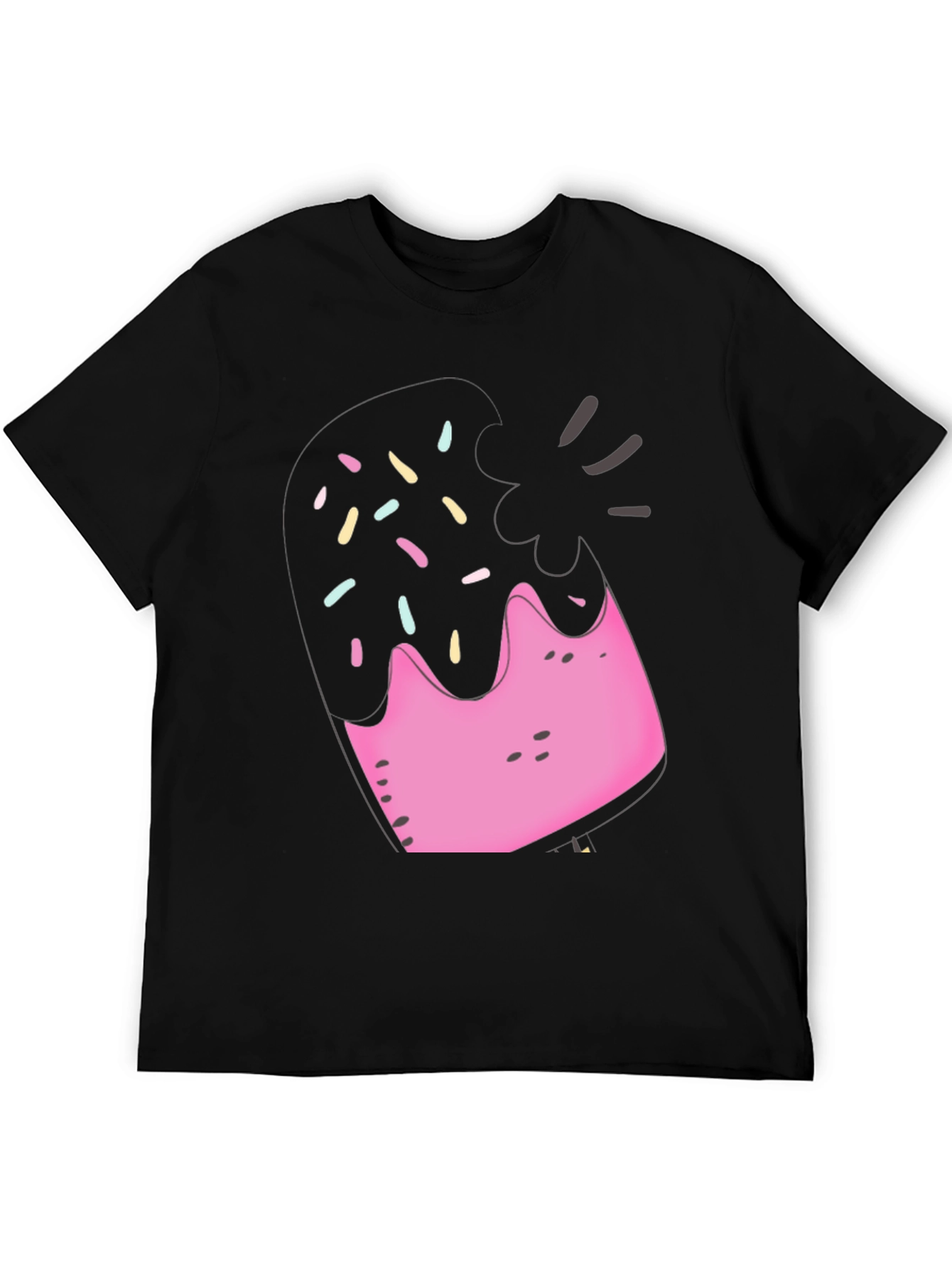 Sweet Treat Tee: Fun Donut Graphic T-Shirt
