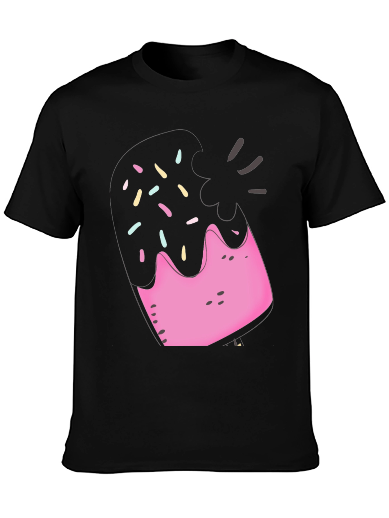 Sweet Treat Tee: Fun Donut Graphic T-Shirt