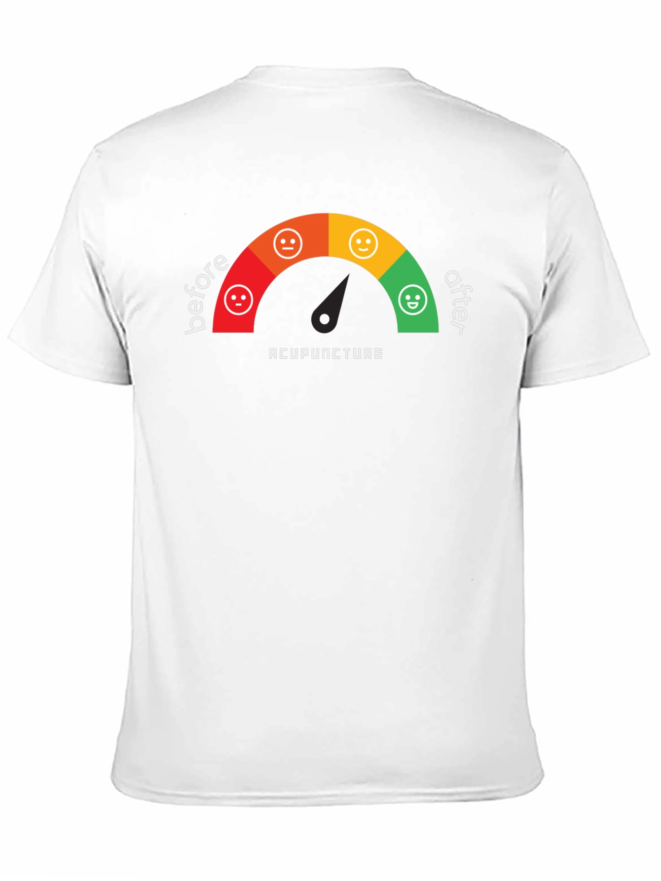 Acupuncture Mood T-Shirt - Before & After
