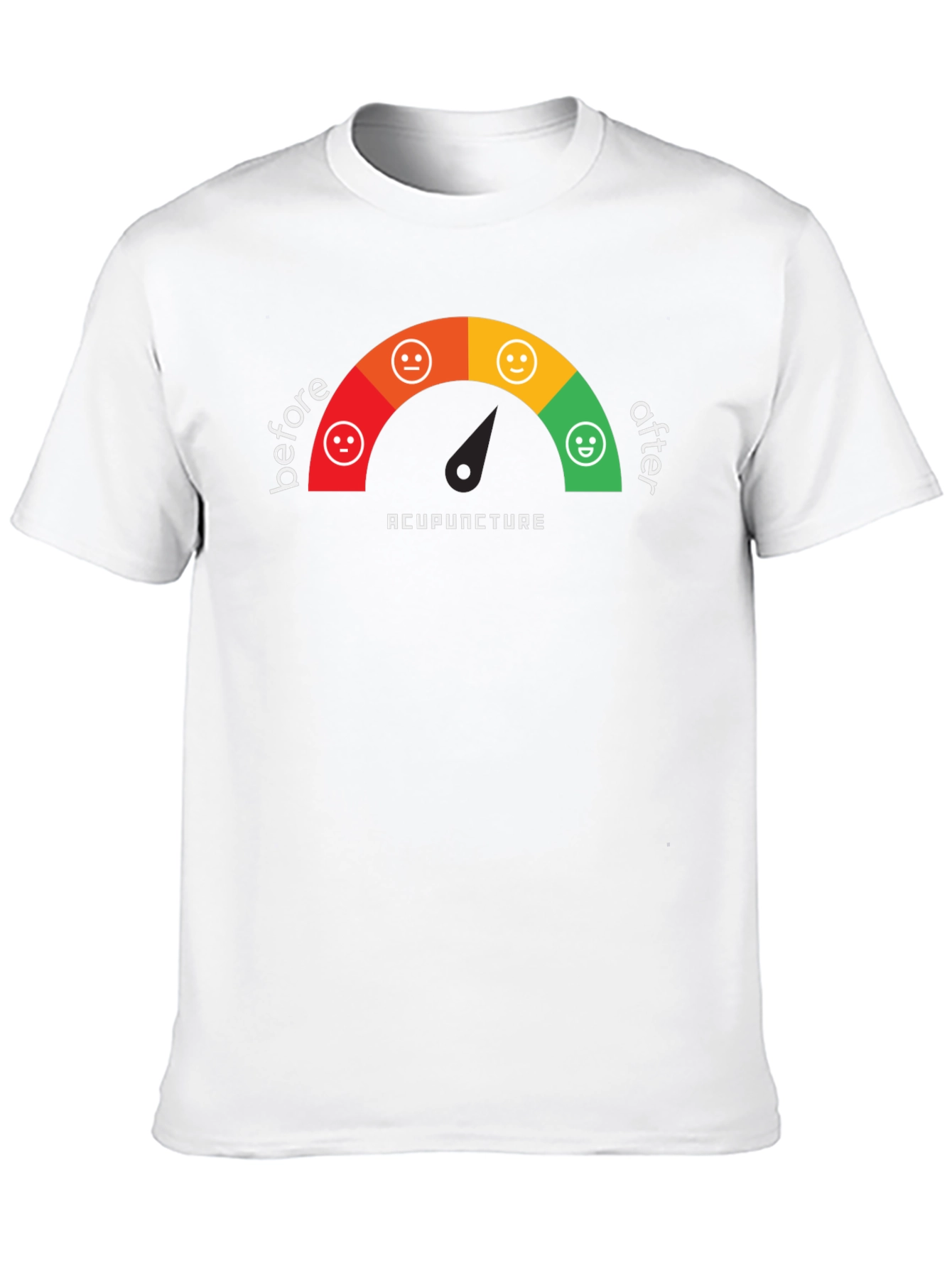 Acupuncture Mood T-Shirt - Before & After
