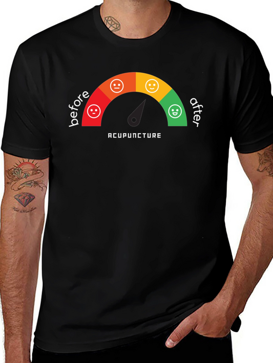 Acupuncture Mood T-Shirt - Before & After