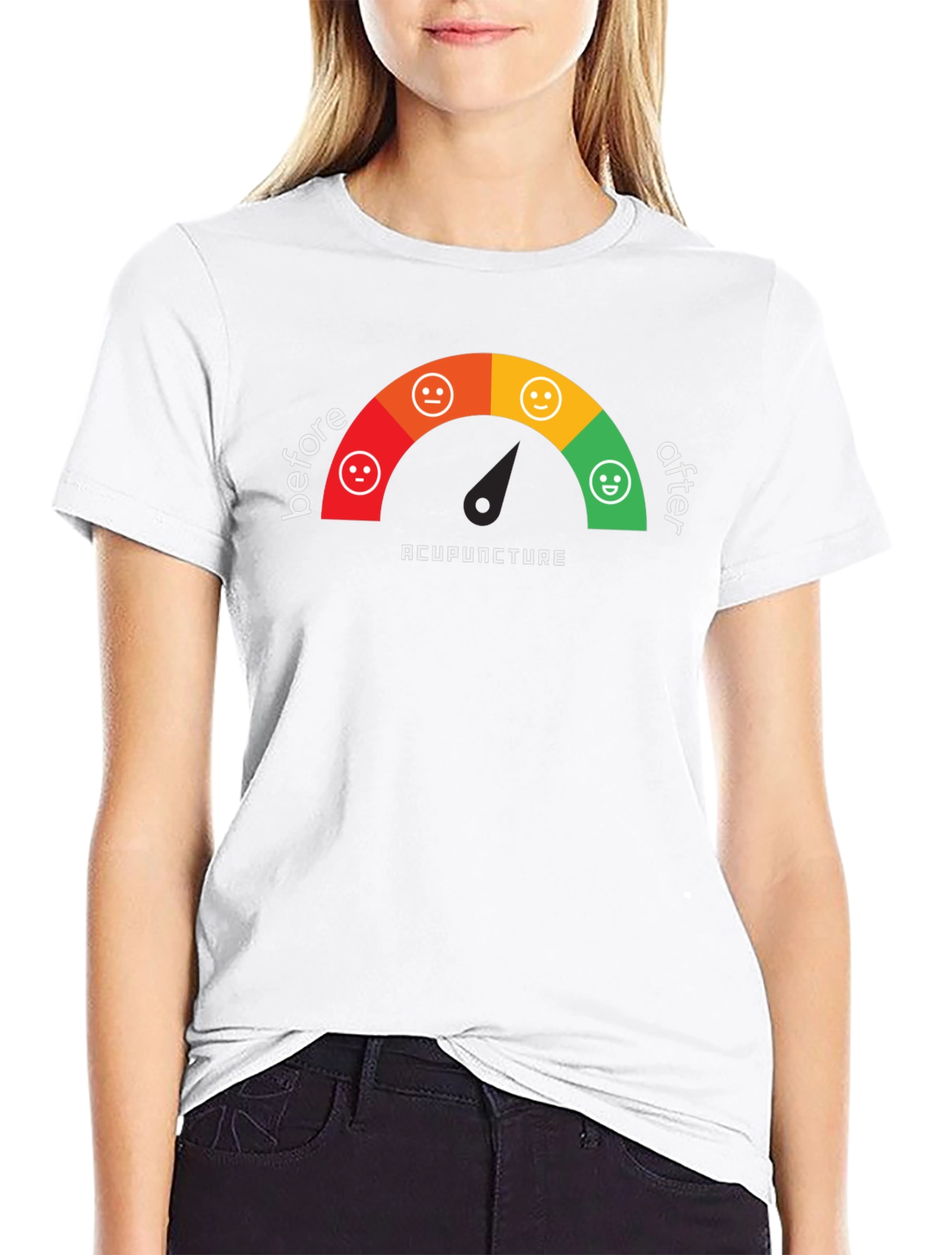 Acupuncture Mood T-Shirt - Before & After