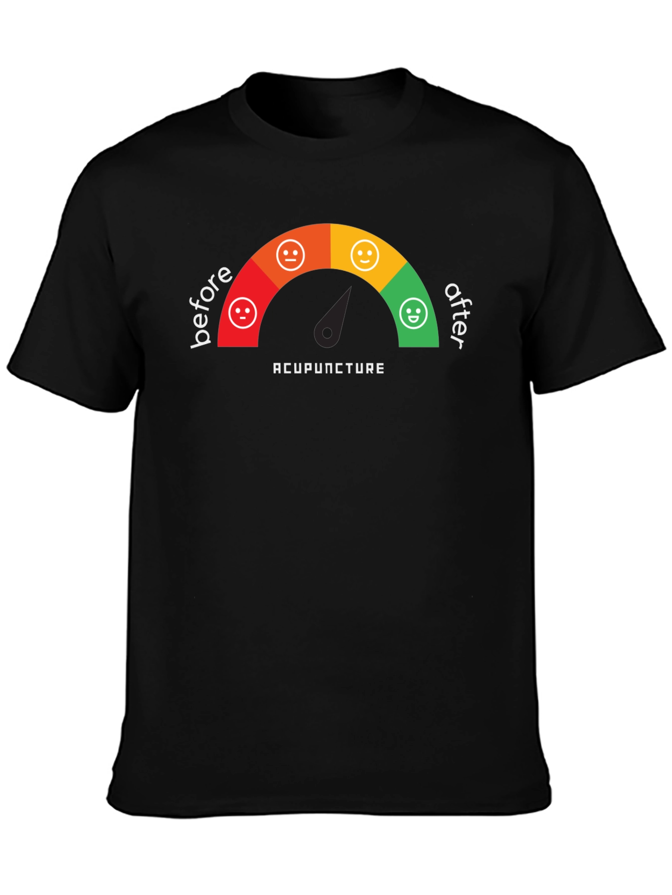 Acupuncture Mood T-Shirt - Before & After