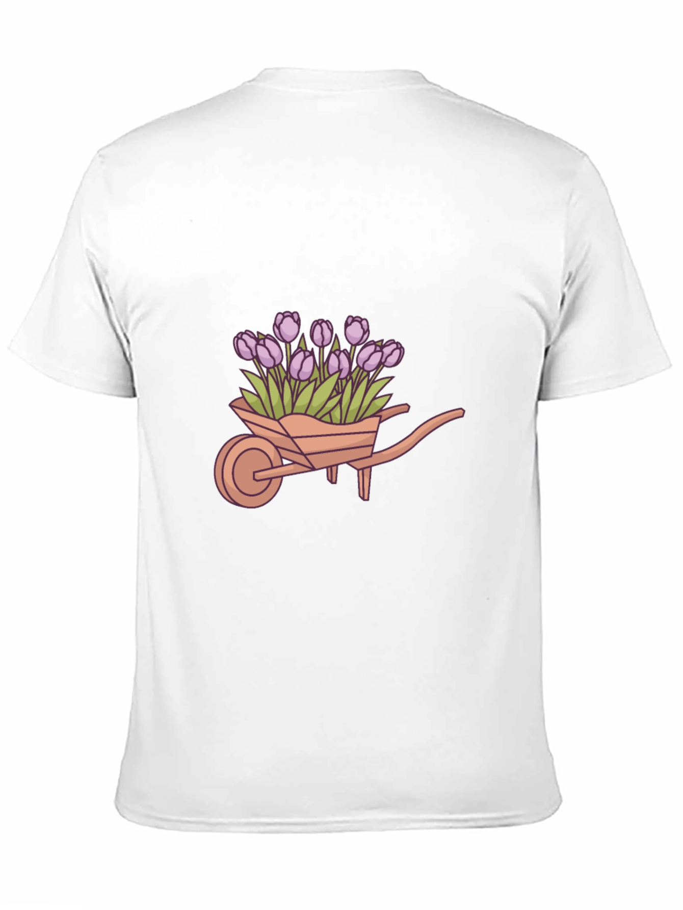 Tulip Wheelbarrow Graphic Tee - Black