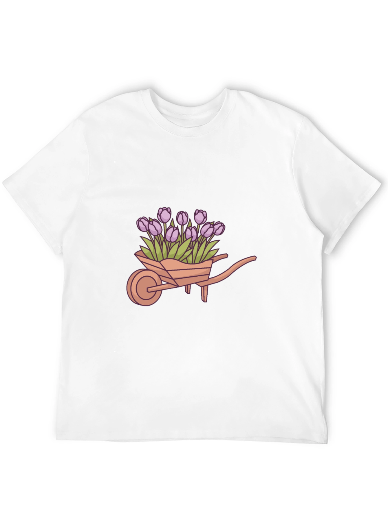 Tulip Wheelbarrow Graphic Tee - Black
