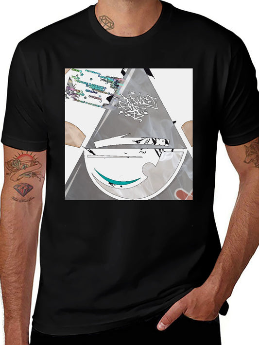 Abstract Graphic Tee - Modern Streetwear T-Shirt