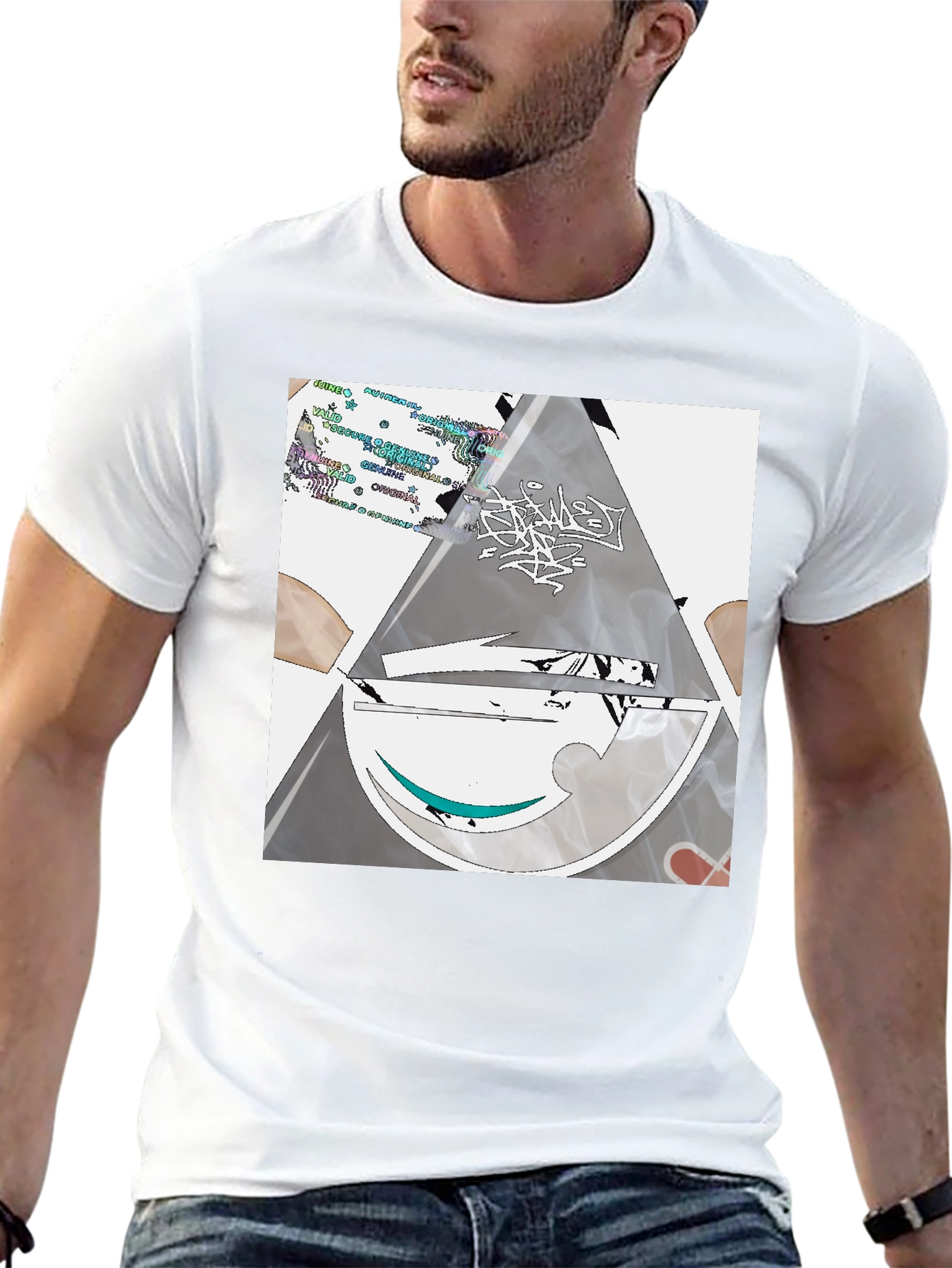 Abstract Graphic Tee - Modern Streetwear T-Shirt
