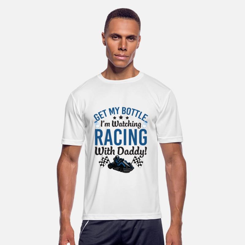 Racing With Daddy Baby Bodysuit