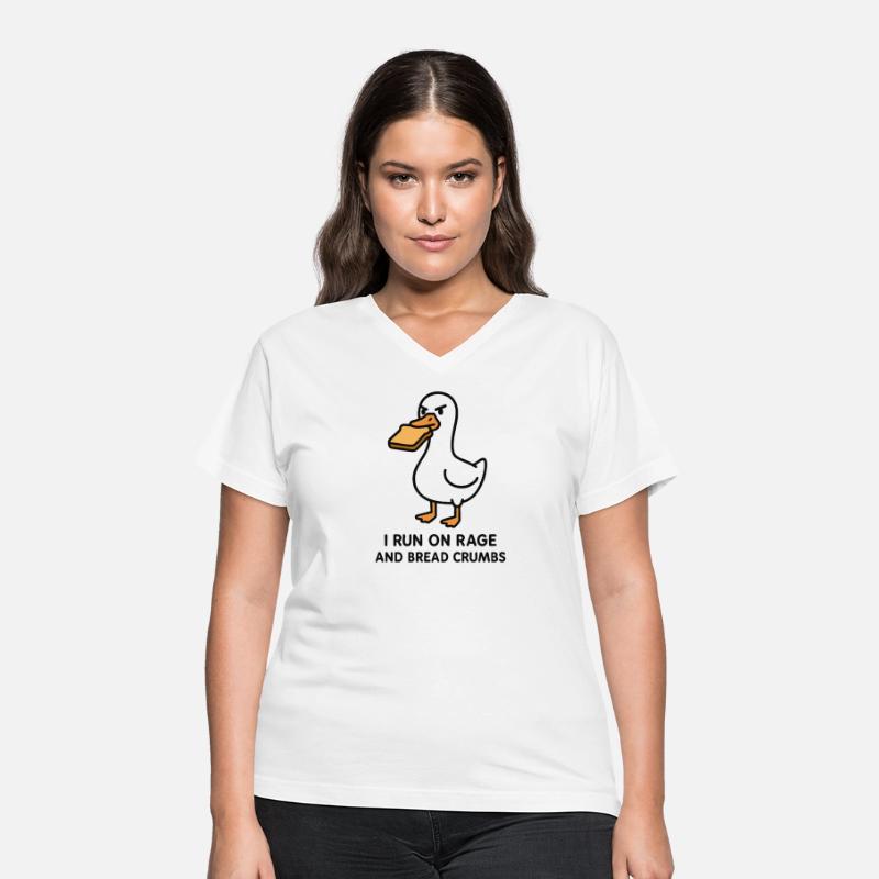 Rage and Bread Crumbs Angry Goose Meme Art