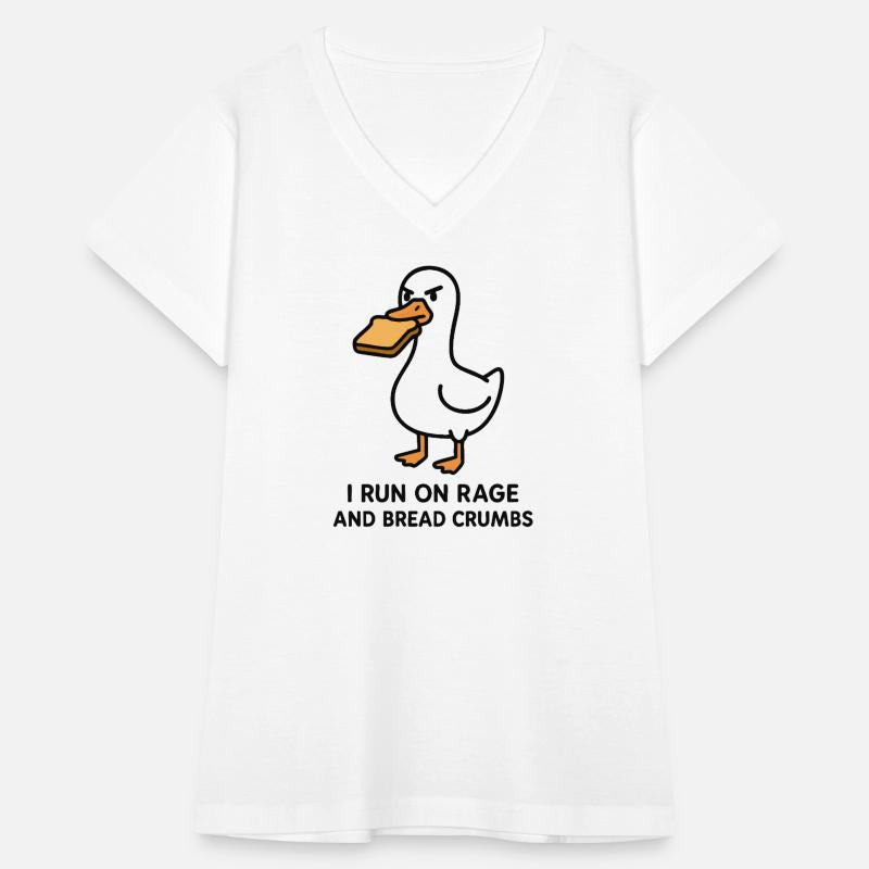 Rage and Bread Crumbs Angry Goose Meme Art