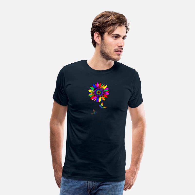 Rainbow Sunflower Love Is Love LGBT Pride Month