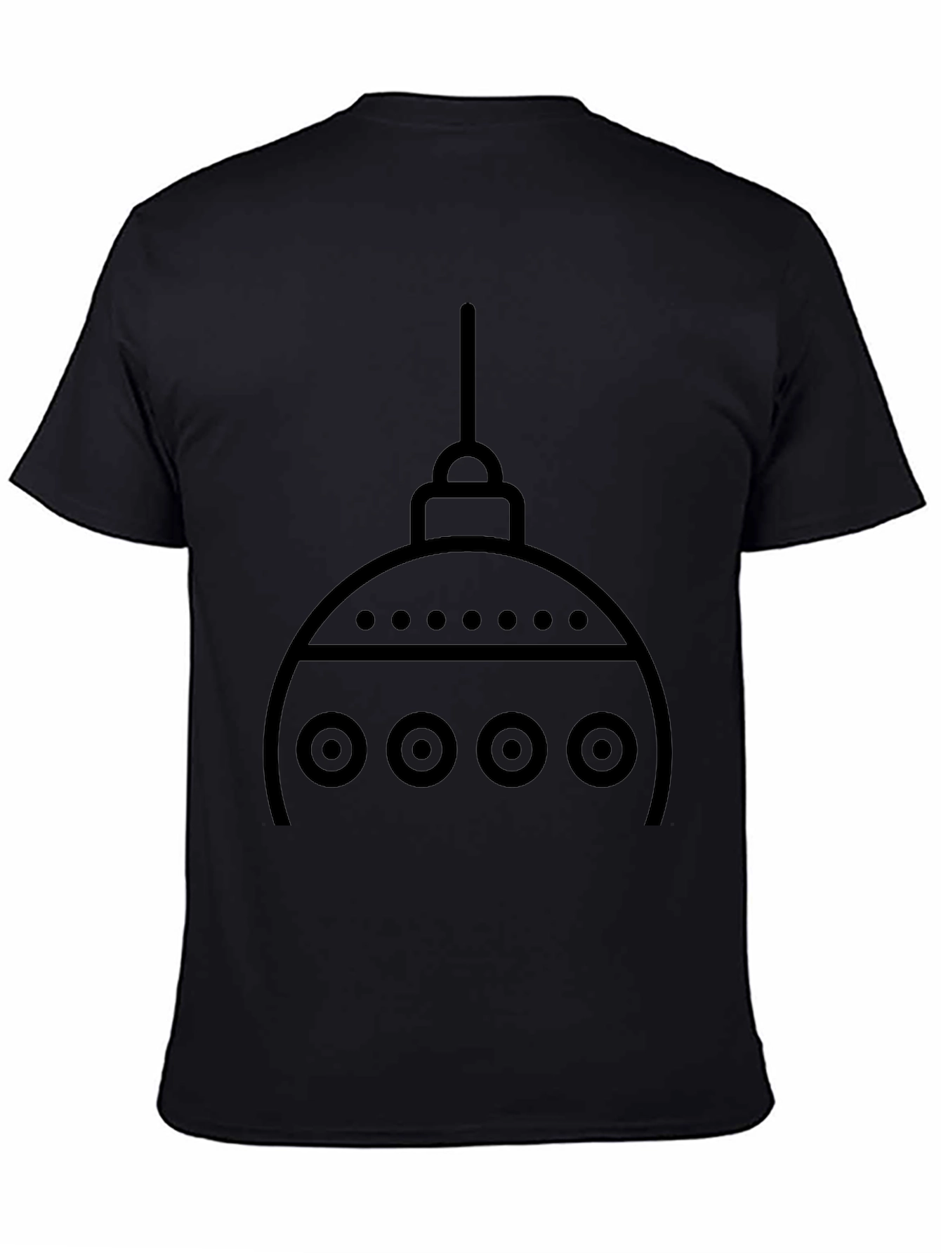Geometric Ornament Graphic T-Shirt - Modern Style