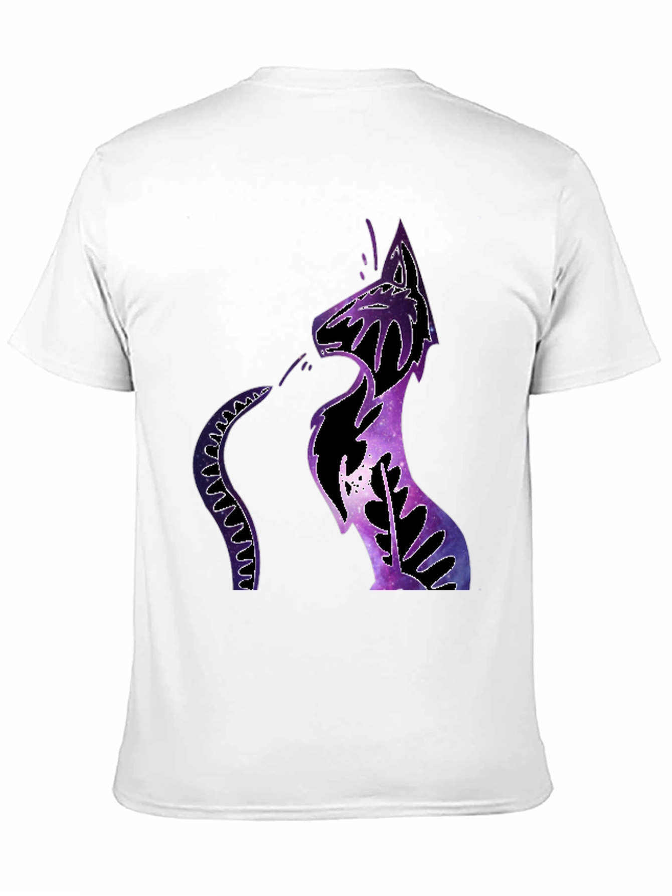 Cosmic Cat Black T-Shirt