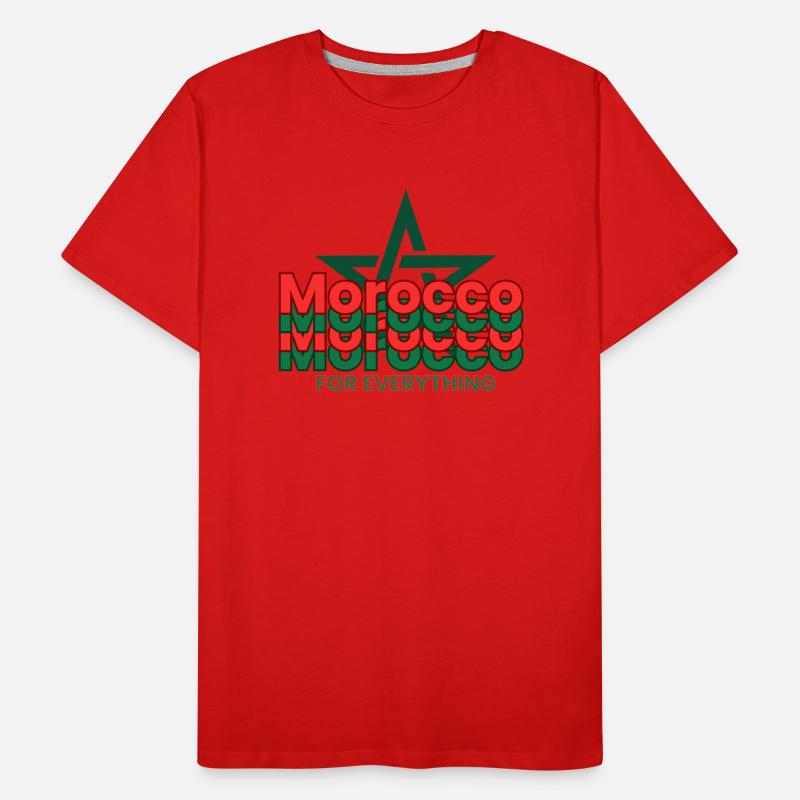 Red Green Flag Of Morocco