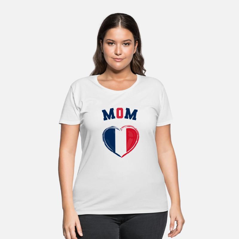 Red White and Blue Patriotic Mom
