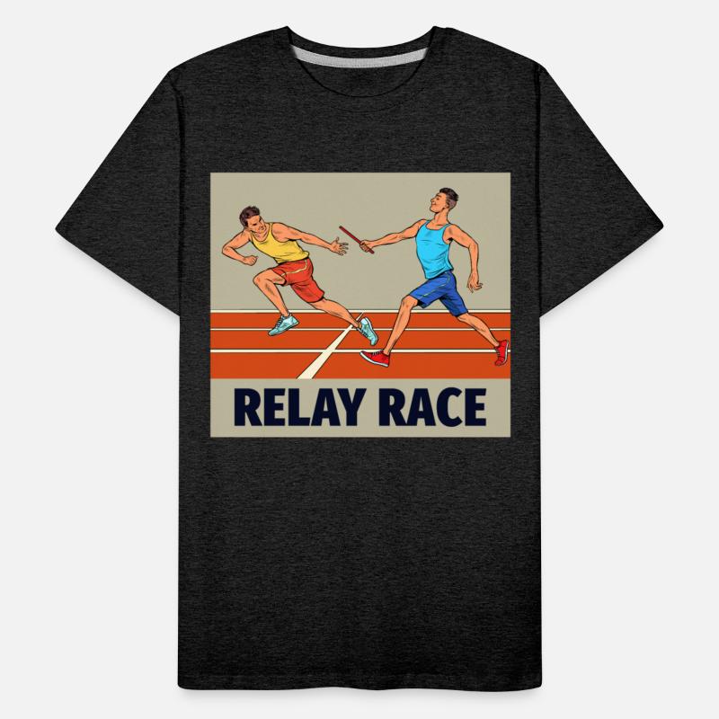 Relay race run athlete track and field running