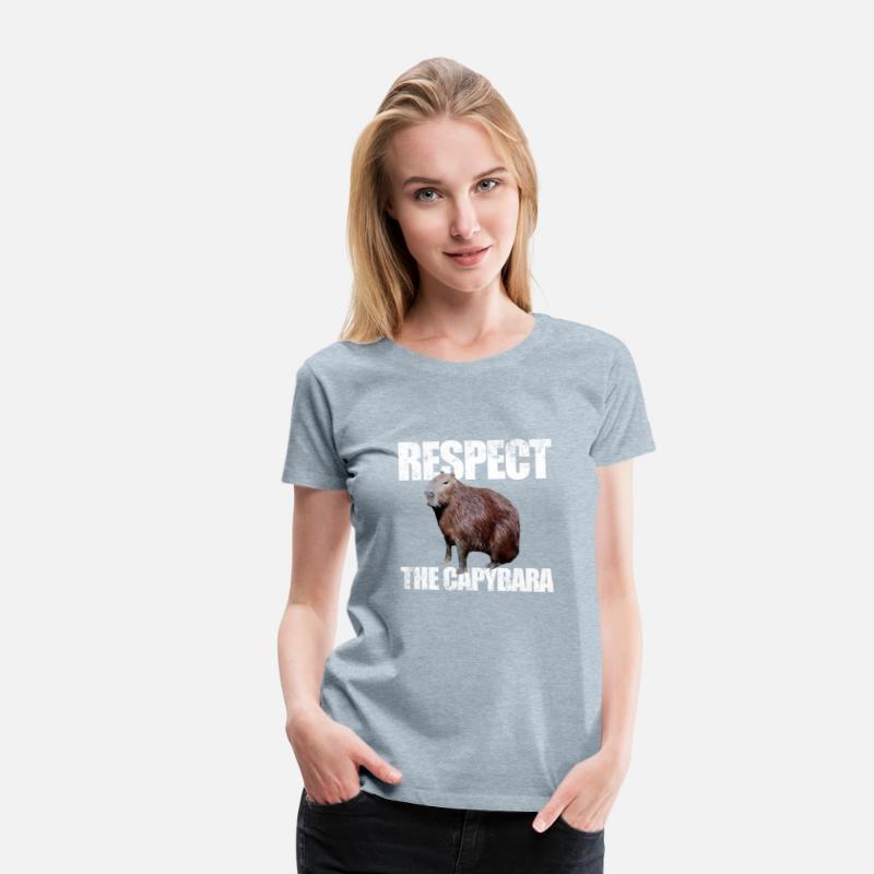 Respect The Capybara Animal Capybara