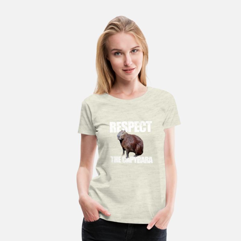 Respect The Capybara Animal Capybara