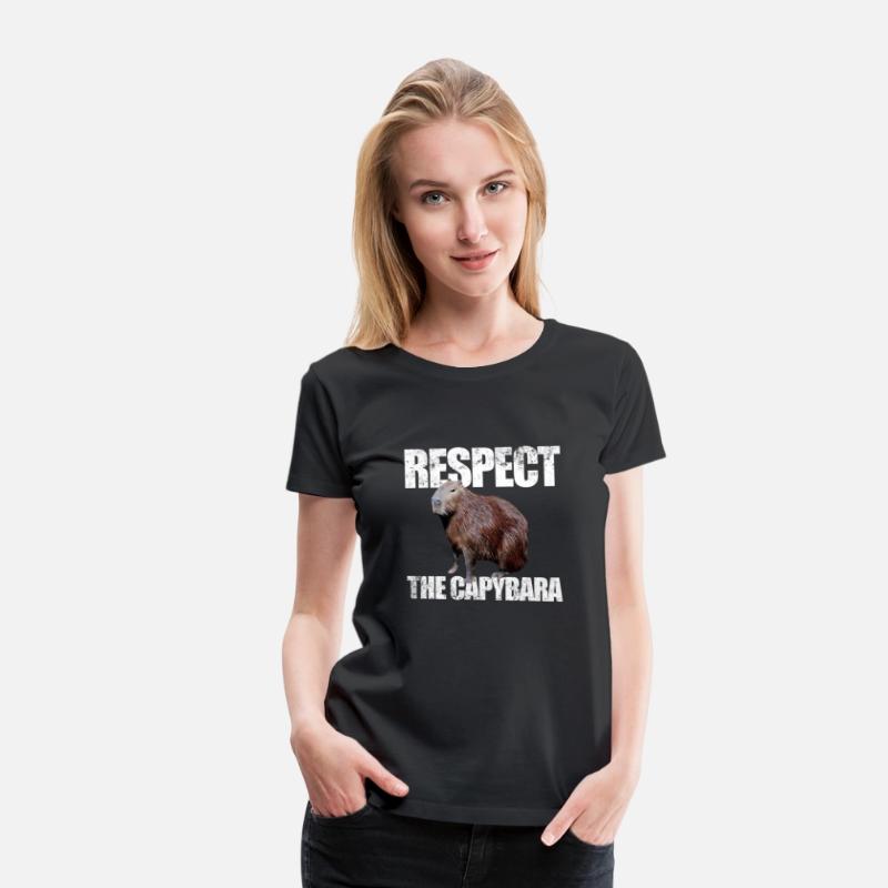 Respect The Capybara Animal Capybara