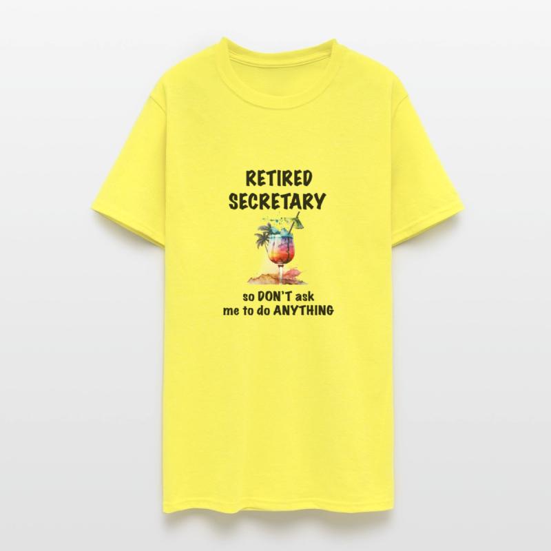 Retired Secretary Vacation Tropical Cocktail Umbre