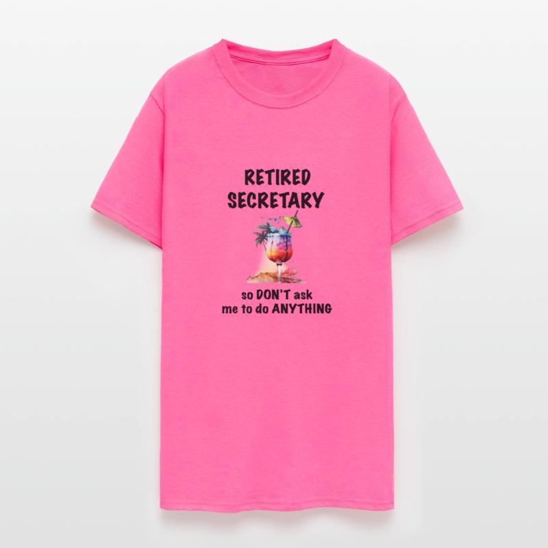 Retired Secretary Vacation Tropical Cocktail Umbre